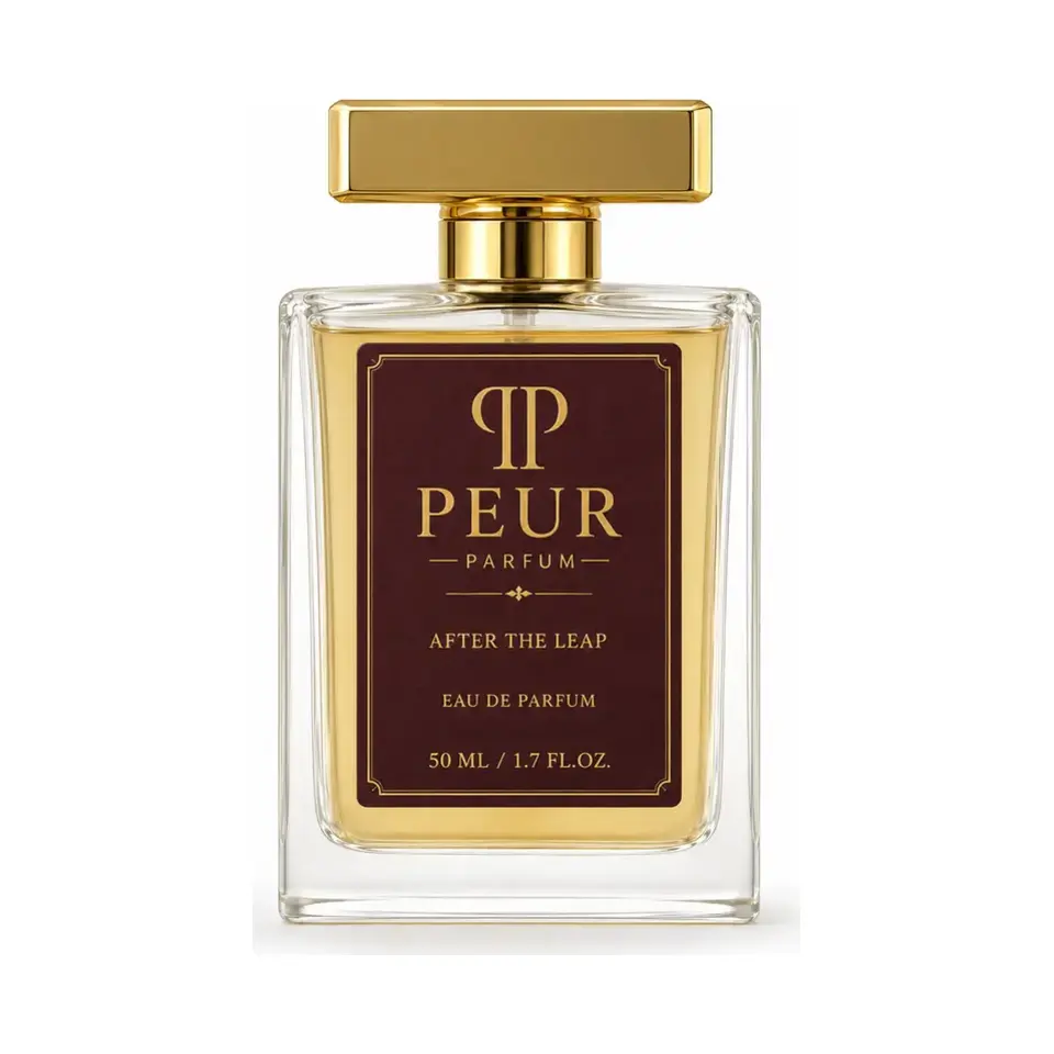 After the Leap perfume bottle rotating through a full view